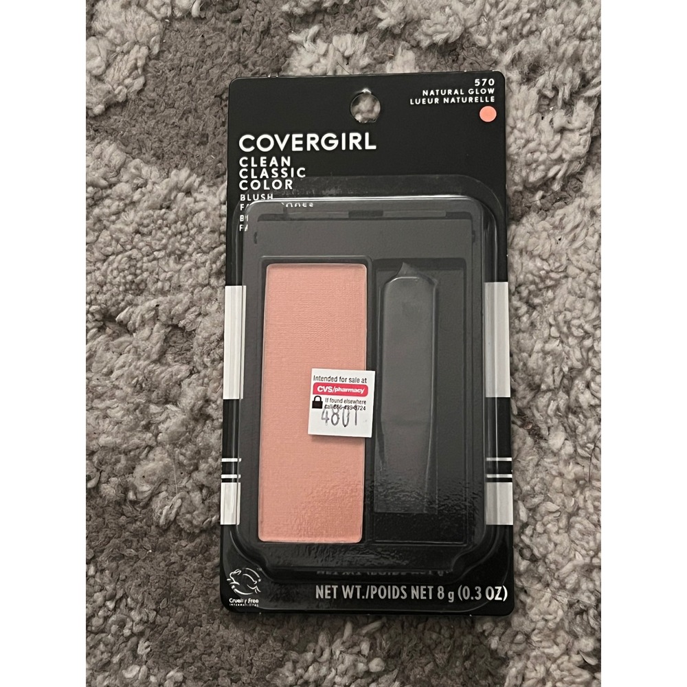 Covergirl Clean Classic Color Blush 570 Natural Glow 8g 0.3oz New NIP